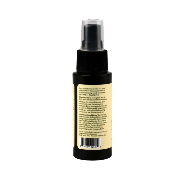 CBD Daily Active Spray Mint Supplement Facts
