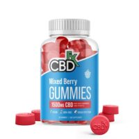 CBDfx CBD Gummies Mixed Berry 1500mg 60ct