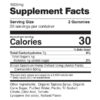 CBDfx CBD Gummies Mixed Berry 1500mg 60ct Supplement Facts