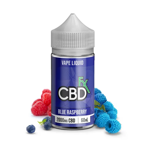 CBDfx Vape Juice Blue Raspberry 2000mg 60ml