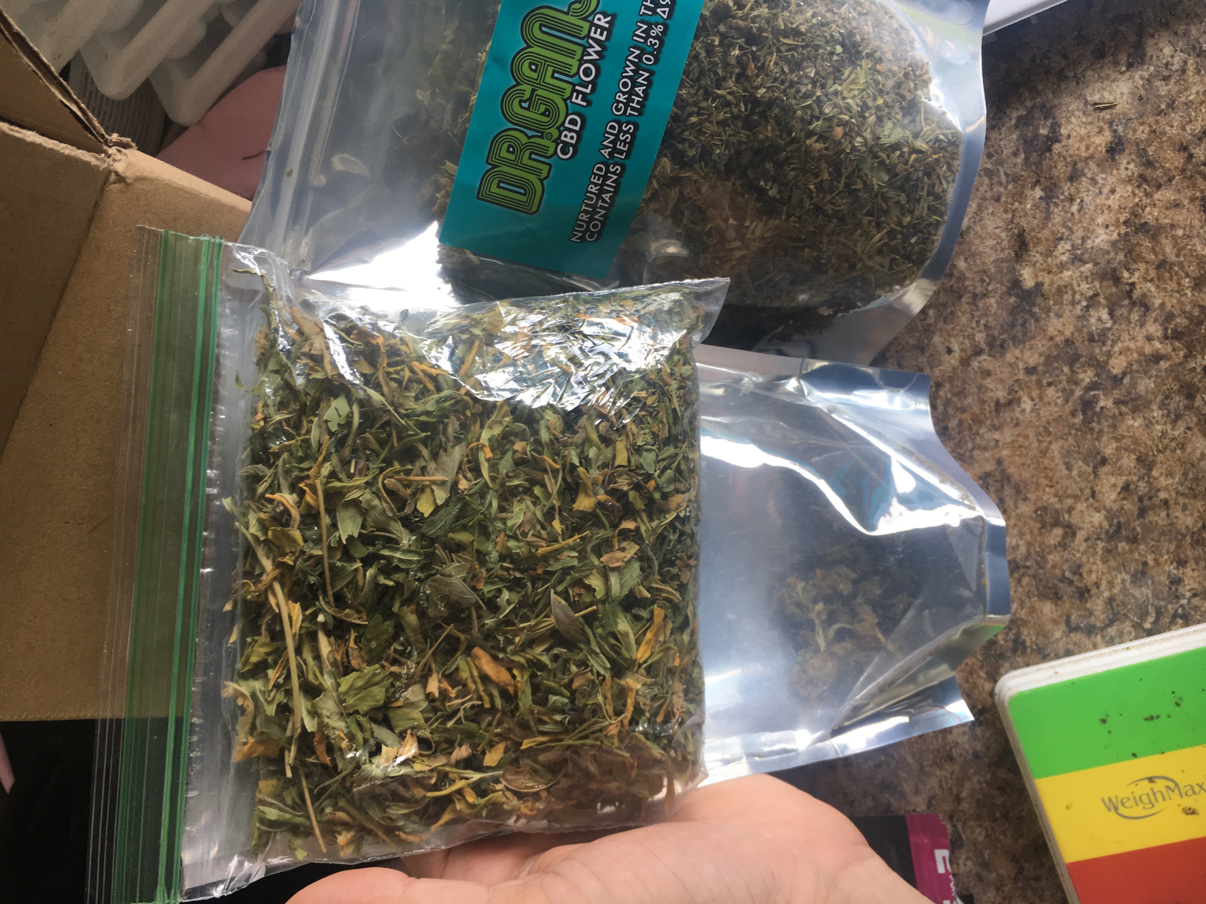 Rise Up CBD Hemp Trim and Shake Versatile Product Dr.Ganja