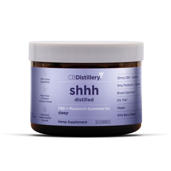 CBDistillery Broad Spectrum Sleep Aid CBD Gummies 30mg 30ct