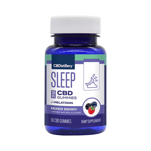 CBDistillery Broad Spectrum Sleep Aid CBD Gummies 30mg 30ct