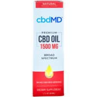 cbdMD Broad Spectrum CBD Oil 1500mg 30ml