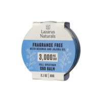 Lazarus Naturals Full Spectrum CBD Balm Fragrance Free 3000mg 2.1oz