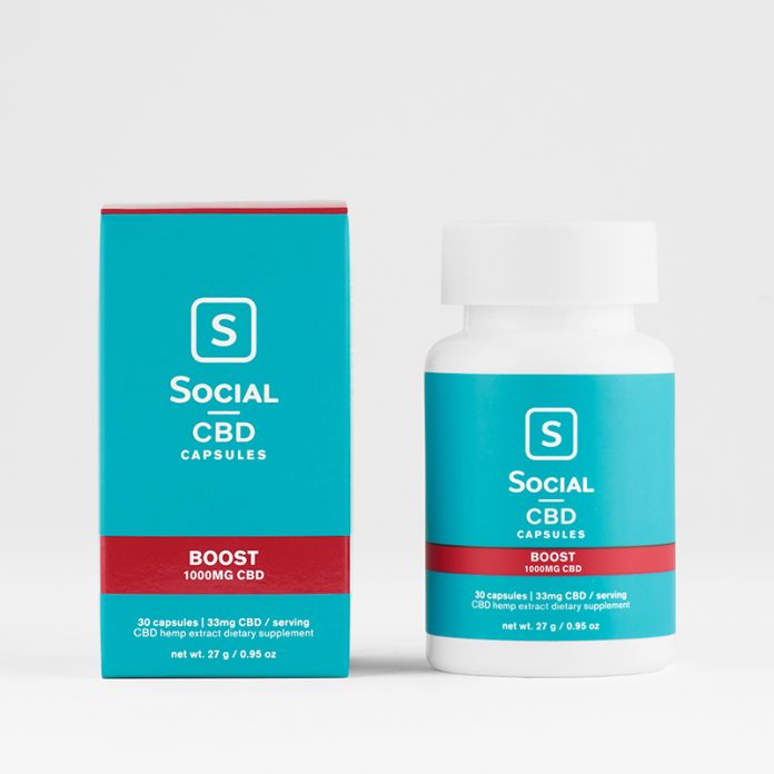 Social CBD Boost Gel Capsules