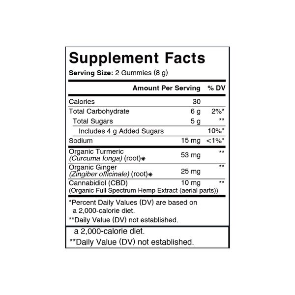 Charlottes Web CBD Gummies Recovery 60ct Supplement Facts Charlottes Web CBD Gummies Recovery 60ct Supplement Facts