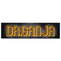 Dr.Ganja Sticker Bumper Orange And Black