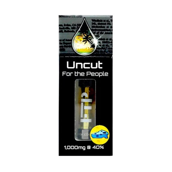 CBD For The People Uncut 40% CBD Wax Cartridge Blue Cheddar 1g