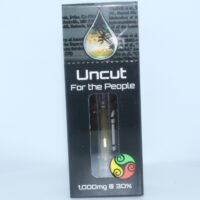 CBD For The People Uncut CBD Wax Cartridge Durban Sour 1000mg 30% CBD