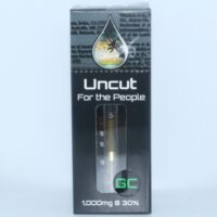 CBD For The People Uncut CBD Wax Cartridge Green Cush 1000mg 30% CBD