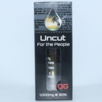 CBD For The People Uncut CBD Wax Cartridge OG Kush 1000mg 30% CBD