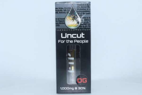 CBD For The People Uncut CBD Wax Cartridge OG Kush 1000mg 30% CBD