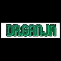 Dr.Ganja Sticker Bumper Green