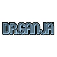 Dr.Ganja Sticker Small Lite Blue And White