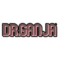 Dr.Ganja Sticker Small Pink And White