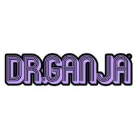 Dr.Ganja Sticker Small Purple And White