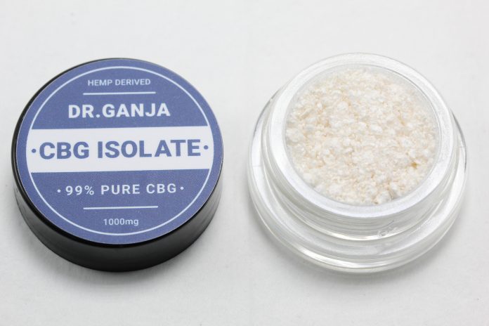   99% Pure CBG Isolate Powder Derived from Hemp