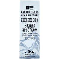 Extract Labs Broad Spectrum CBD CBG Tincture 2000mg 30ml