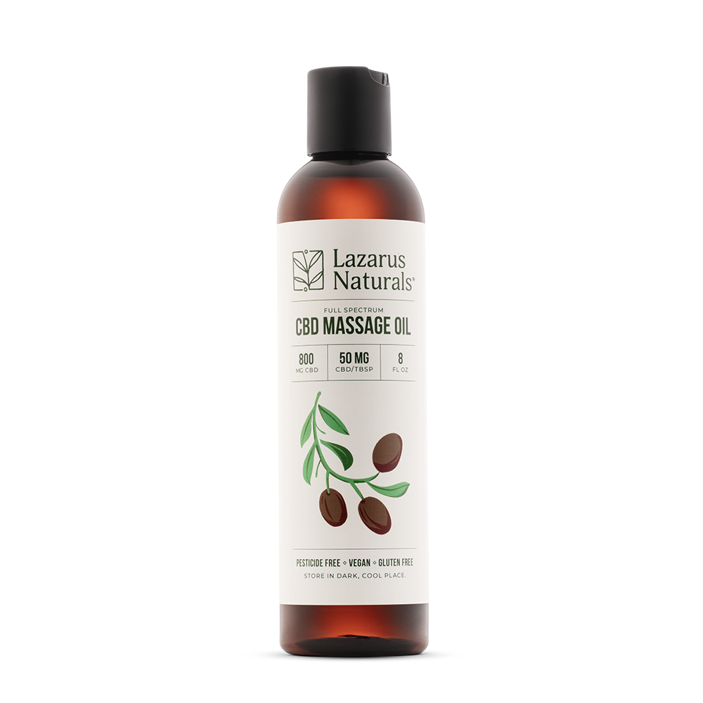 Lazarus Naturals CBD Massage Oil Buy Hemp Massage Oil
