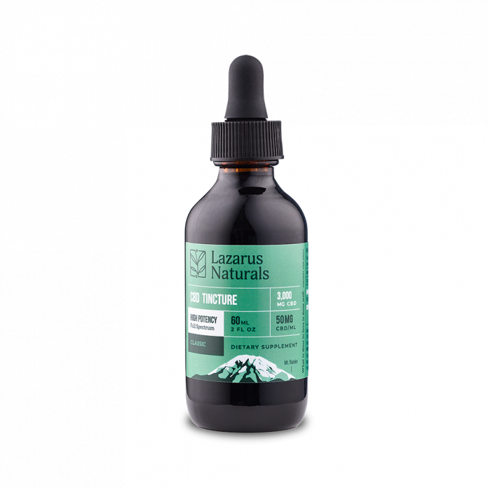   Lazarus Naturals High Potency Full Spectrum CBD Tincture