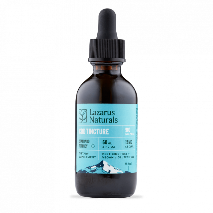 Lazarus Naturals Standard Potency Full Spectrum CBD Tincture