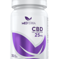 Medterra CBD Gel Capsules 30ct 25mg