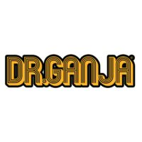 Dr.Ganja Sticker Small Orange And White