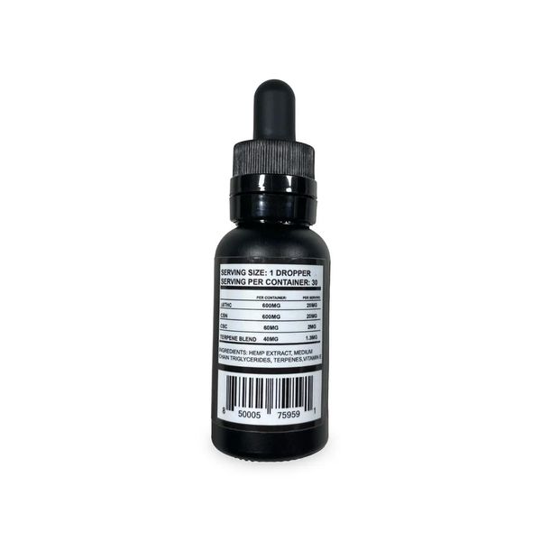 3Chi Comfortably Numb Tincture 1200mg 30ml Supplement Facts