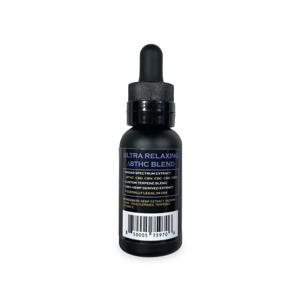 3Chi Delta 8 Tincture 1200mg 30ml Supplement Facts