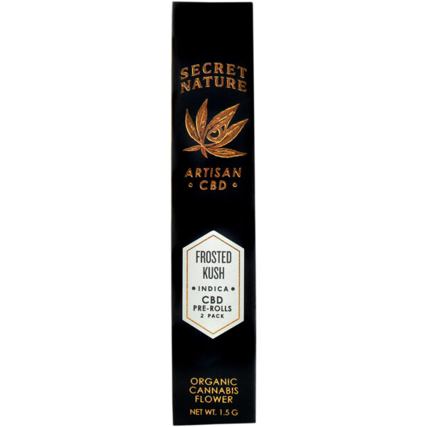 Secret Nature CBD Hemp Flower Pre-Rolled Joints Frosted Kush