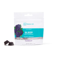 Social CBD Broad Spectrum Gummies Blackberry Mint