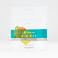 Social CBD Broad Spectrum Gummies Peach Mango