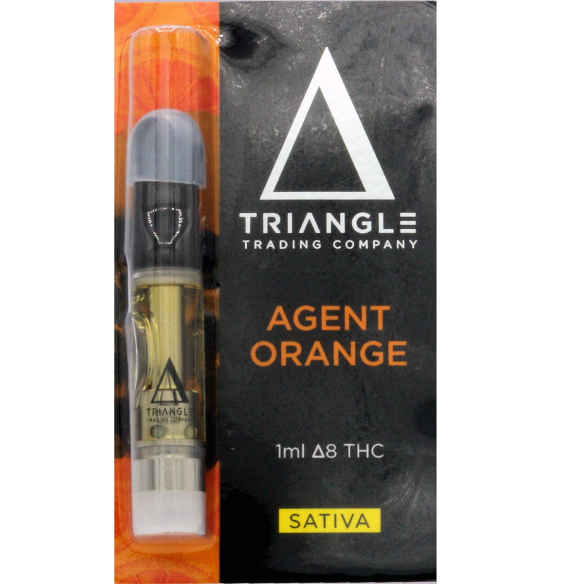 Triangle Trading Co Delta 8 Vape Cartridge Agent Orange 1ml Dr Ganja Triangle Trading Co Delta 8 Vape Cartridge Agent Orange 1ml Dr Ganja