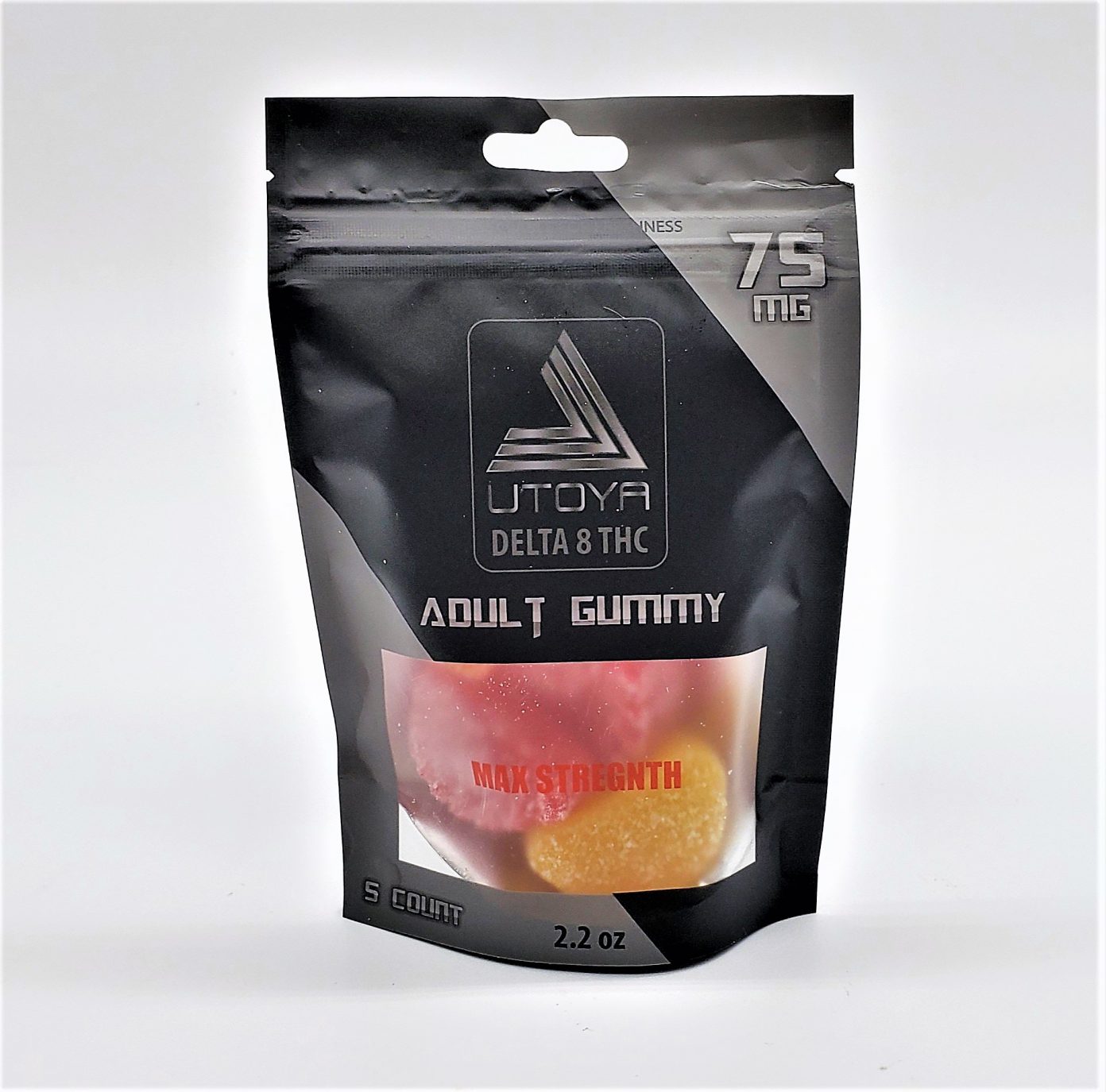 Utoya Delta 8 Gummy Fruit Slices 75mg 5ct CBD Gummies