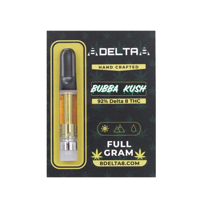 8Delta8 Vape Cartridge Bubba Kush 1ml