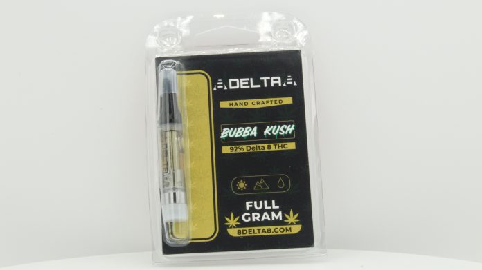   8Delta8 Vape Cartridge Bubba Kush 1ml