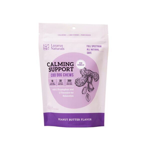 Lazarus Naturals CBD Dog Treats Calming Support 300mg 30ct