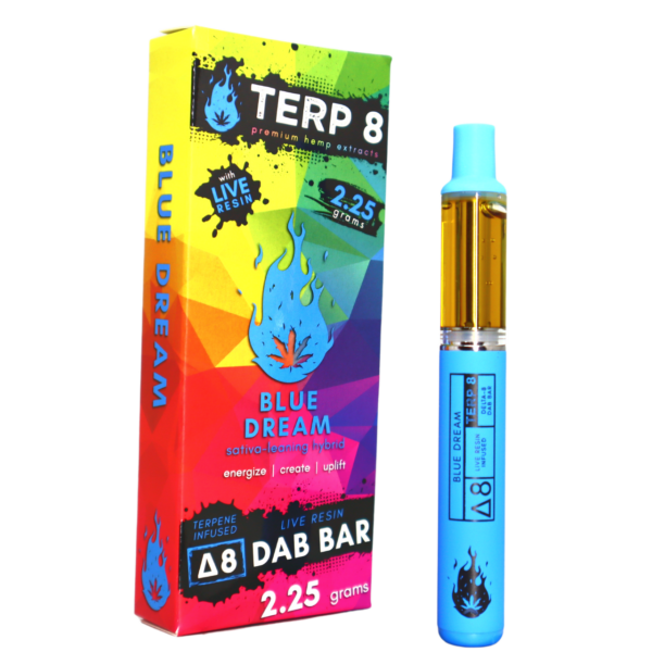 Terp 8 Delta 8 Live Resin Disposable Vape Pen Blue Dream 2.25g