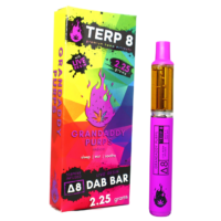 Terp 8 Delta 8 Live Resin Disposable Vape Pen Grandaddy Purps 2.25g