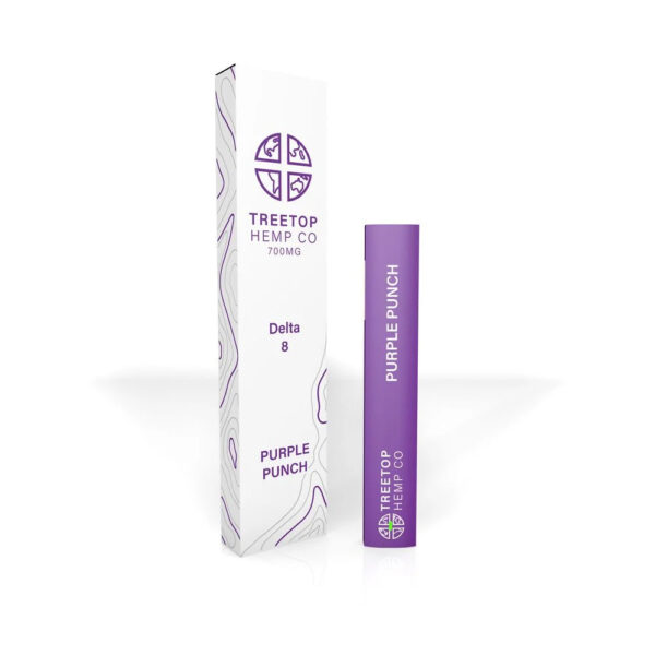 Tree Top Hemp Co Delta 8 THC Vape Pen Purple Punch