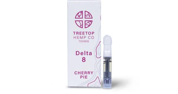 Tree Top Hemp Co Delta 8 Vape Cartridge Cherry Pie 1ml