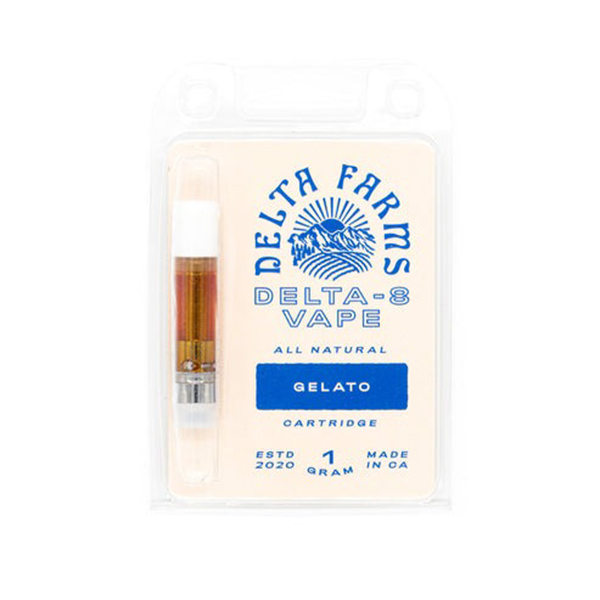 Delta Farms Delta 8 Cartridge Gelato 1g