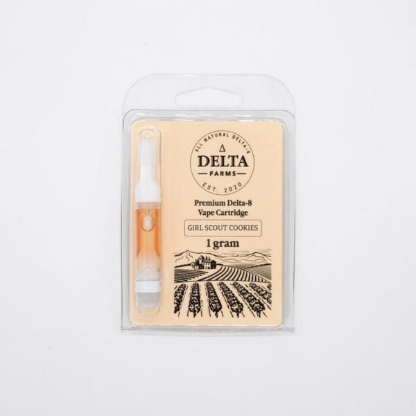 Delta Farms Delta 8 Vape Cartridge Girl Scout Cookies 1ml