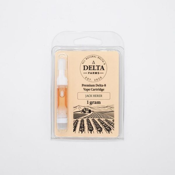 Delta Farms Delta 8 Vape Cartridge Jack Herer 1ml