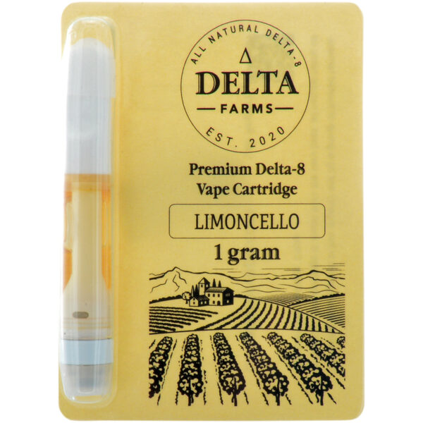 Delta Farms Delta 8 Vape Cartridge Limoncello 1ml