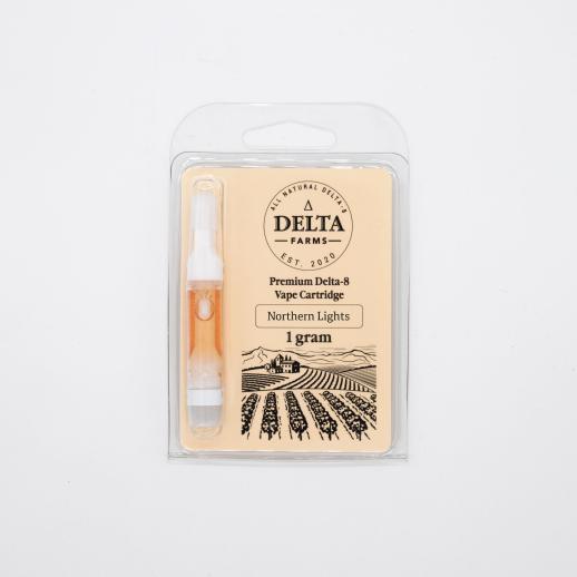 Delta Farms Delta 8 Vape Cartridge Northern Lights 1ml