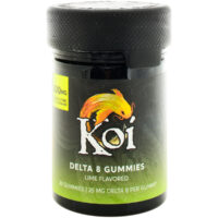 Koi CBD Delta 8 Gummies Lime 500mg 20ct