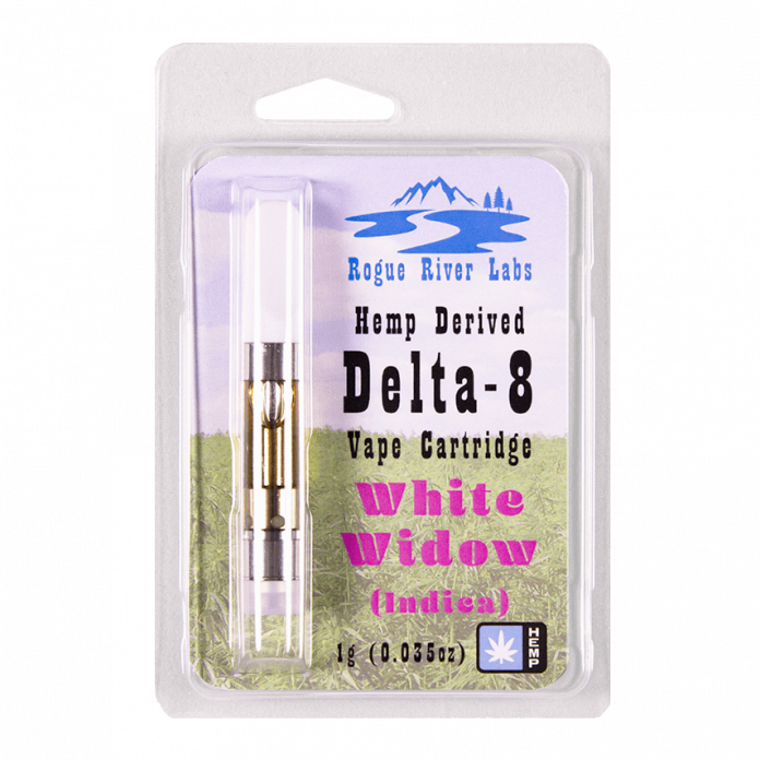 Rogue River Labs Delta 8 Vape Cartridge White Widow 1ml