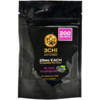 3Chi Delta 8 Gummies Black Raspberry 200mg 8ct